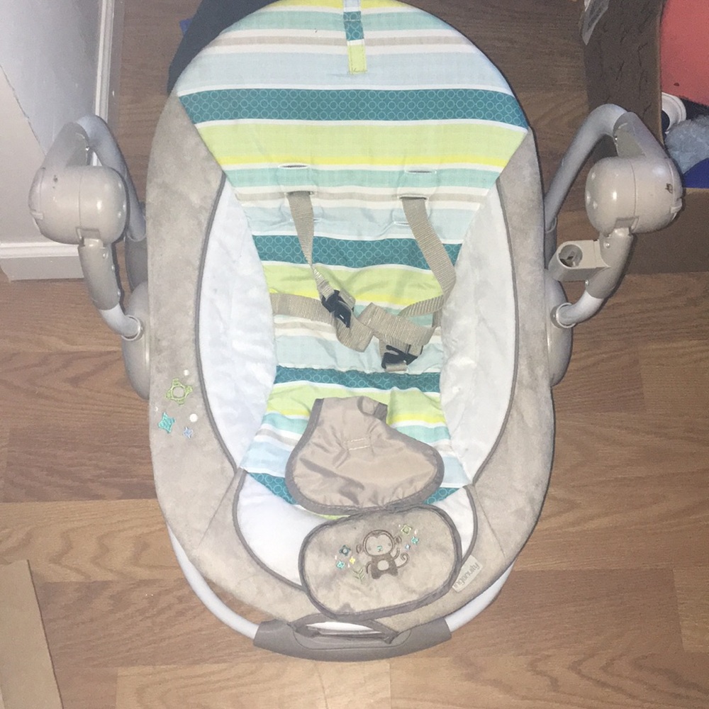 A baby monkey swing